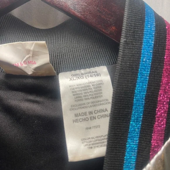 Lol Surprise! Ap Lic Lol Bomber Jacket Girl's Size 14/16-Pre-LOVED - Picture 3 of 7